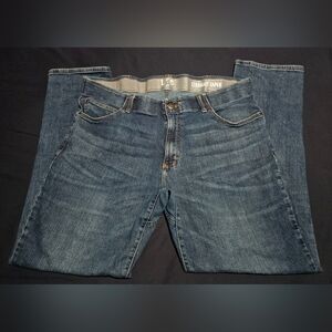 EUC Mens Lee Straight Taper Blue Denim Size 40X32 Stretch Jeans